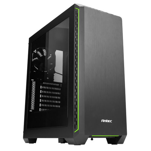 Caja Semitorre/Atx Antec P7 Window Green Usb3.1 Negra | Quonty.com | 0-761345-11603-9