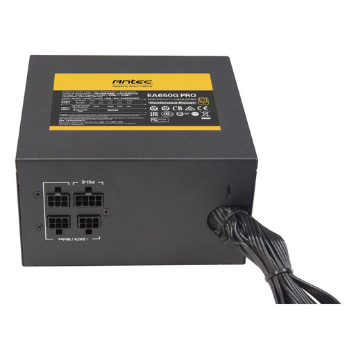 Fuente Alimentacion 650w Antec Eag Pro 80+Gold Semimodular | Quonty.com | 0-761345-11618-3