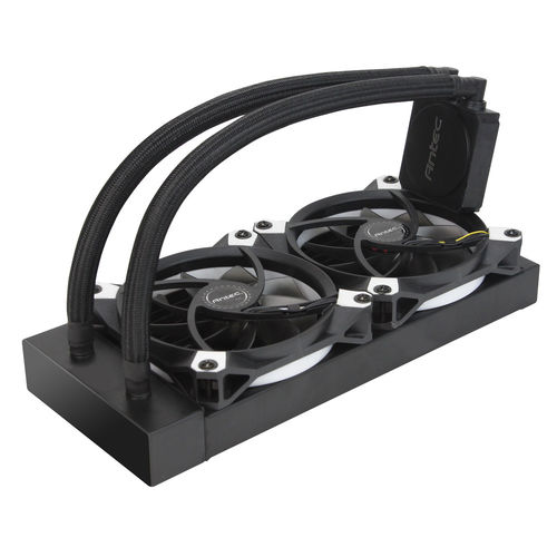 Antec Refrigerador Cpu Liquida Kuhler K240 Intel Amd Led Azu | Quonty.com | 0-761345-74016-6