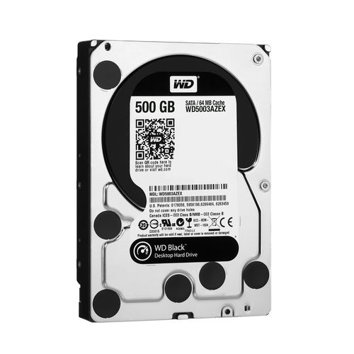 Disco Duro 3.5 500gb Sata3 Wd 64mb Desktop Black | Quonty.com | WD5003AZEX