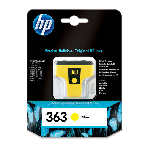 Cartucho Orig Hp Nº363 Amarillo C8773ee | Quonty.com | C8773EE