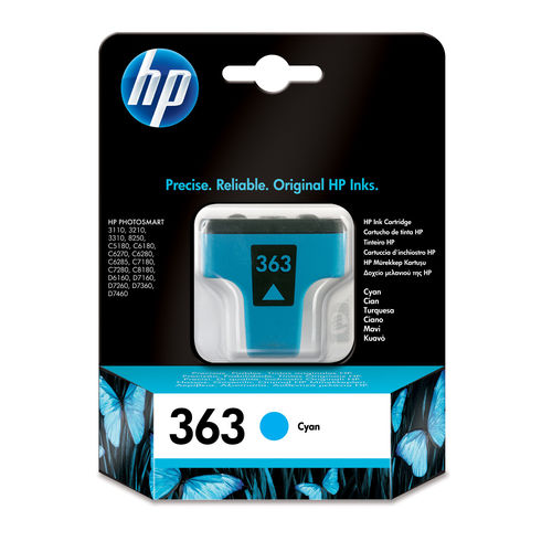 Cartucho Orig Hp Nº 363 Cian C8771ee | Quonty.com | C8771EE