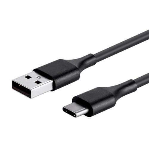 Cable Usb Nano Cable Usb2.0 A/M - Usb Tipo C/M 1.0m Negro 3a | Quonty.com | 10.01.2101
