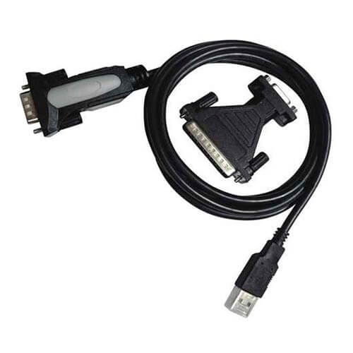 Cable Usb Conversor Serie Nano Cable A/M-Rs232 Db9/M Db25/M | Quonty.com | 10.03.0002