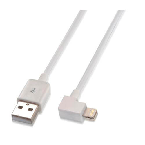 Cable Usb Nano Cable Usb2.0 A/M - Lightning/M 1.0m Blanco | Quonty.com | 10.10.0501-W
