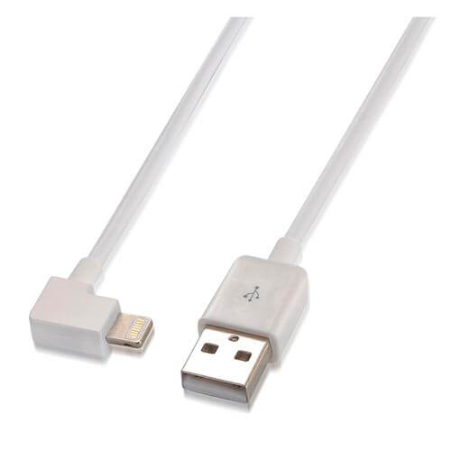 Cable Usb Nano Cable Usb2.0 A/M - Lightning/M 2.0m Blanco | Quonty.com | 10.10.0502-W