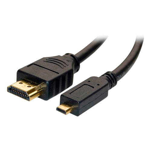 Cable Hdmi Nano Cable Hdmi A/M - Micro Hdmi D/M 0,8m | Quonty.com | 10.15.3501
