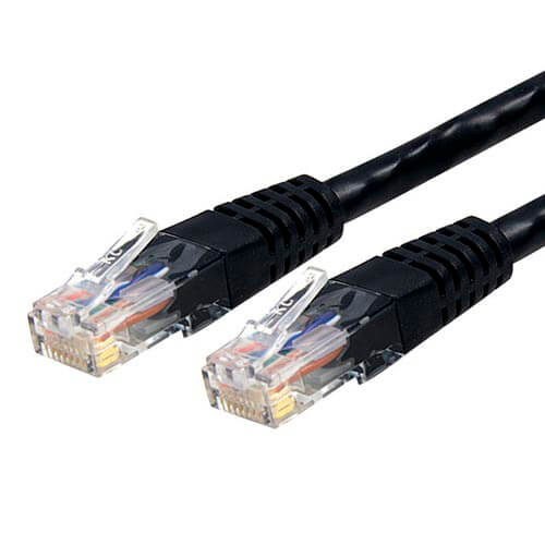 Latiguillo/Cable Red Nano Cable Rj45 Cat.6 Utp Awg24 3m Negr | Quonty.com | 10.20.0403-BK