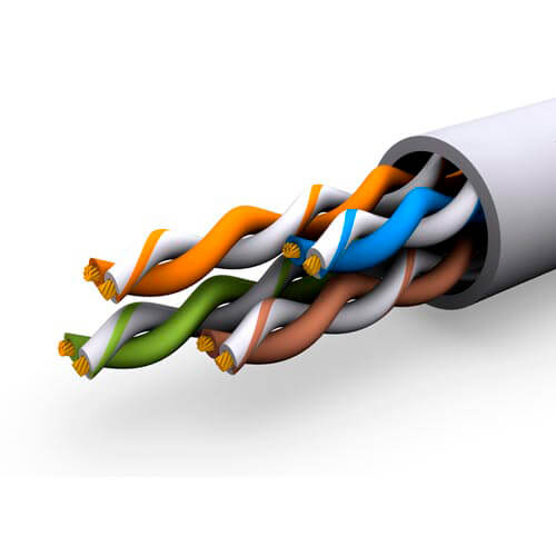 Cable Red Nano Cable Rj45 Cat.5e Utp Awg24 305m Gris Rigido | Quonty.com | 10.20.0304