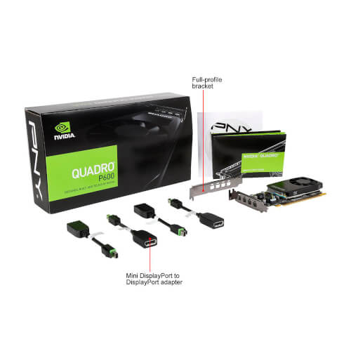 Pny Quadro P600 2gb Gddr5 | Quonty.com | VCQP600-PB