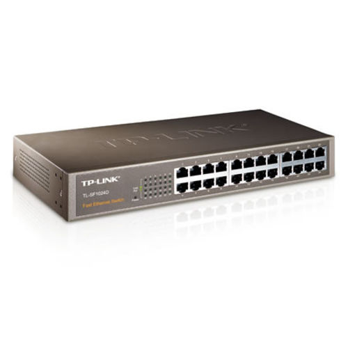 Hub Switch 24 Ptos 10/100 Tp-Link Sf1024d /Fanless | Quonty.com | TL-SF1024D