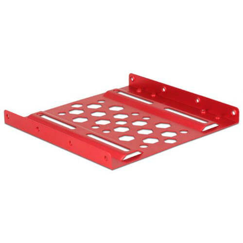 Adaptador Ssd/Hdd Delock De 2.5&Quot; A 3.5&Quot; Rojo | Quonty.com | 21290