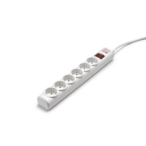 Regleta 6 Tomas C.Interruptor Safe 6 Salicru | Quonty.com | SPS.SAFE 6