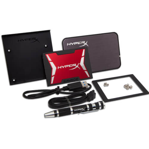 Kingston Technology Hyperx Savage Ssd 960gb Bundle Kit | Quonty.com | SHSS3B7A/960G