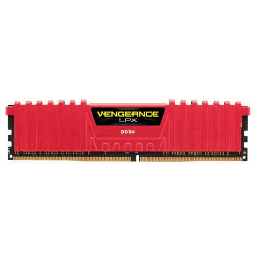 Corsair Ddr4 16gb (2x8gb) 2133mhz Cl13 Vengeance Lpx Red | Quonty.com | CMK16GX4M2A2400C14R