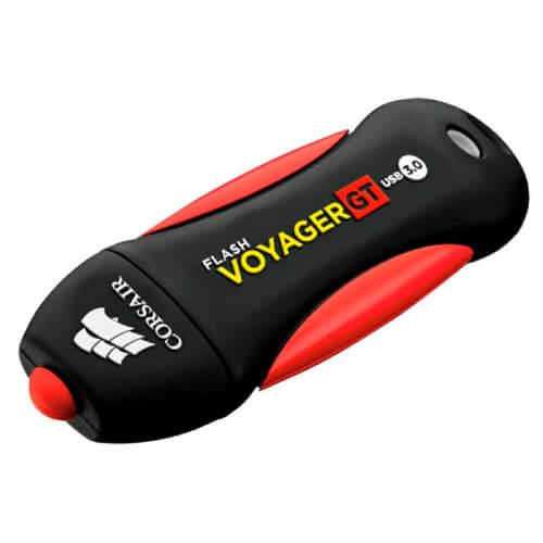 Corsair Flash Voyager Gt 32gb Usb 3.0 Negro, Rojo | Quonty.com | CMFVYGT3B-32GB
