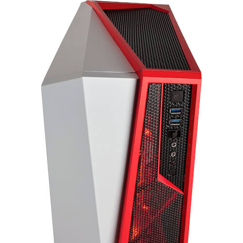 Corsair Caja Semitorre Carbide Series Spec-Alpha Blanca/Roja | Quonty.com | CC-9011083-WW