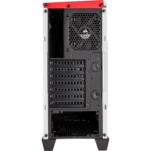 Corsair Caja Semitorre Carbide Series Spec-Alpha Blanca/Roja | Quonty.com | CC-9011083-WW