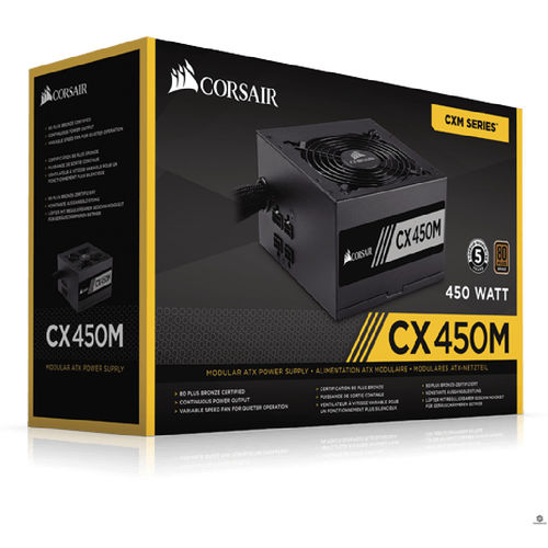 Corsair Fuente Alimentación Builder Series Cx V2 450w | Quonty.com | CP-9020101-EU