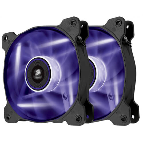 Ventilador Caja Corsair Air Af120 Led-Morado 120mm 2unds | Quonty.com | CO-9050016-PLED