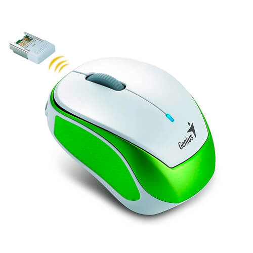 Raton Genius Micro Traveler Optico 9000r V2 Verde Recargable | Quonty.com | 31030132102