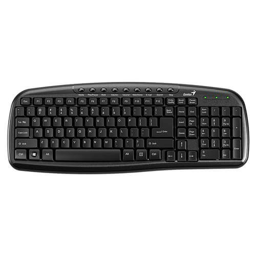 Teclado Genius Kb-M225c Usb Negro | Quonty.com | 31310479101