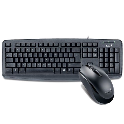 Combo Teclado/Raton Genius Km-130 Usb Negro | Quonty.com | 31330210101