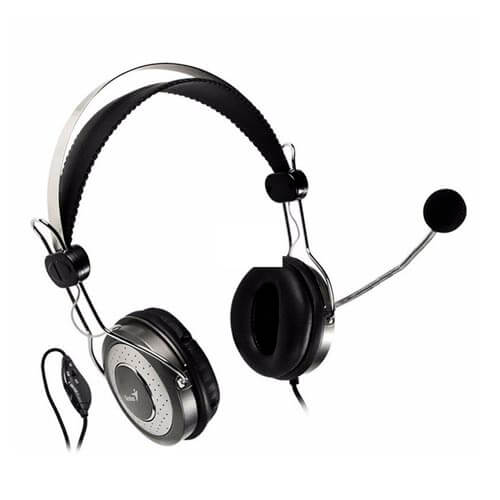 Auriculares C/Microfono Genius Hs-04su Jack-3.5mm Negro | Quonty.com | 31710045100