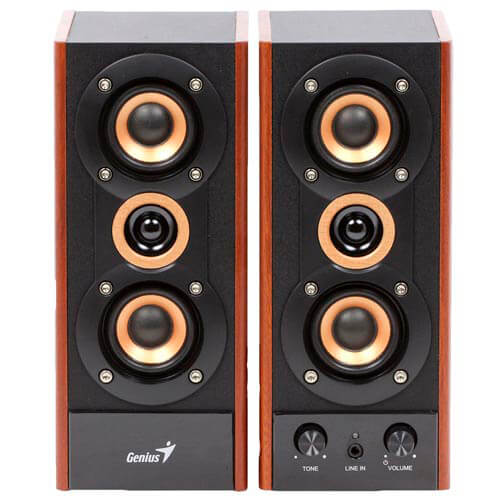 Altavoces Genius Sp-Hf800a 2.0 20w Jack-3.5mm Negro/Madera | Quonty.com | 31730997100