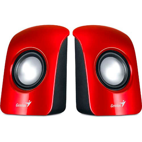 Altavoces Genius Sp-U115 2.0 Jack-3.5mm Rojo | Quonty.com | 31731006101
