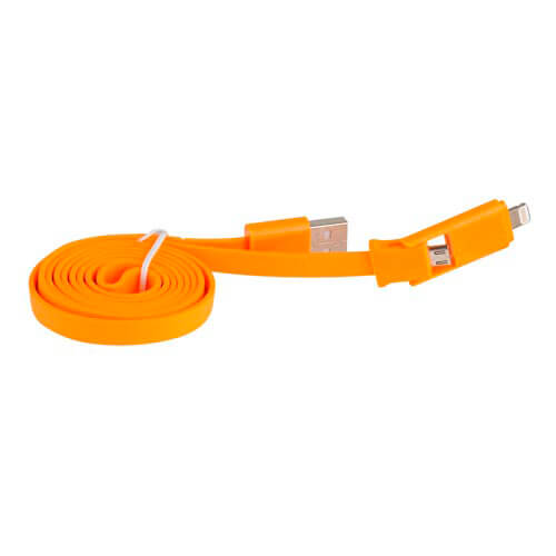 Cable Usb 3go Usb2.0 - Micro Usb2.0 + Lightning Nara | Quonty.com | C121