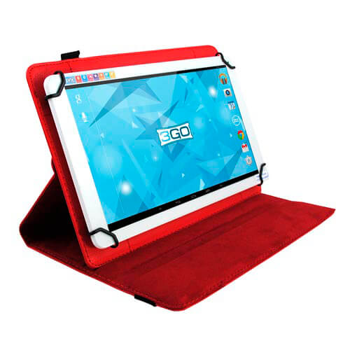 Funda Tablet 3go 10,1&Quot; Roja | Quonty.com | CSGT15