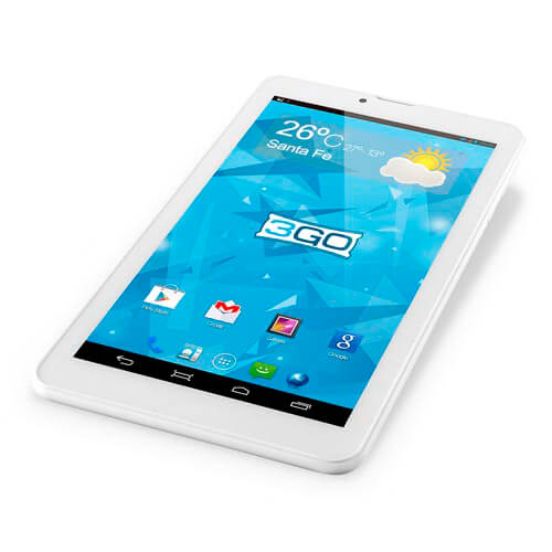 Tablet 3go Gt70023g 7&Quot; Dual Core 8gb 3g 4.4 1,3ghz Blanca | Quonty.com | GT70023G