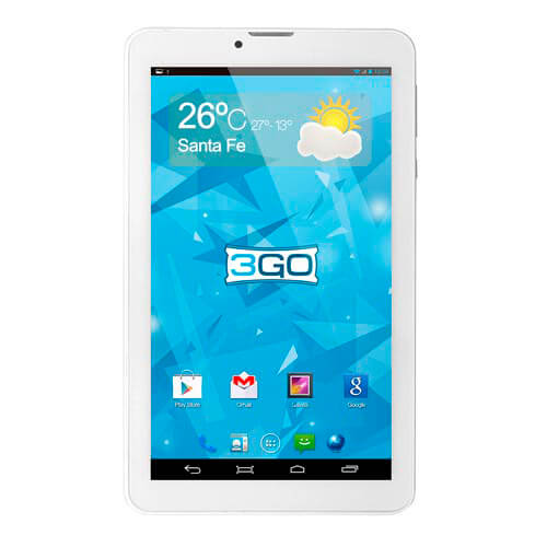 Tablet 3go Gt70023g 7&Quot; Dual Core 8gb 3g 4.4 1,3ghz Blanca | Quonty.com | GT70023G