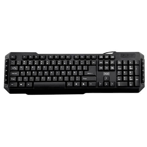 Teclado 3go Kbdrile Multimedia Ps2 | Quonty.com | KBDRILE