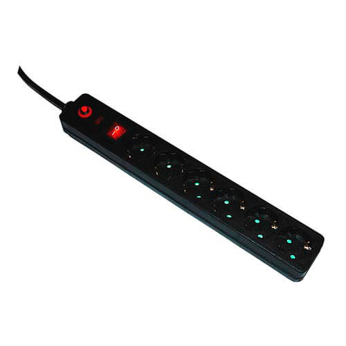 Regleta 3go Regp6 6tomas Con Proteccion | Quonty.com | REGP6