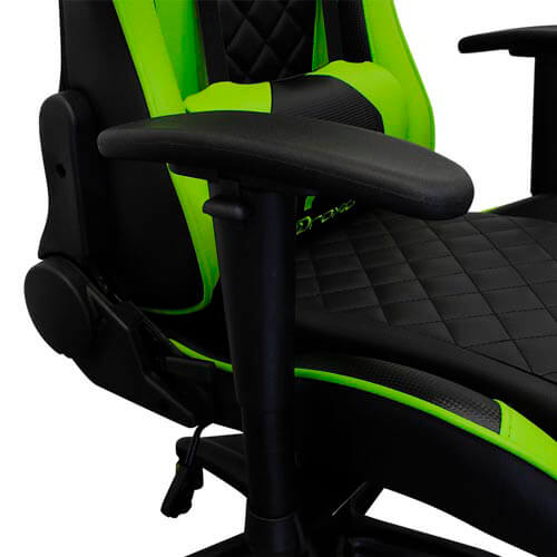 Silla Gaming 3go Troun Droxio Negra/Verde | Quonty.com | TROUN