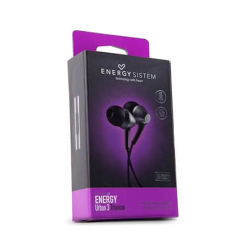 Auriculares C/Microfono Energy Sistem Earphones Urban 3 Tita | Quonty.com | 422838