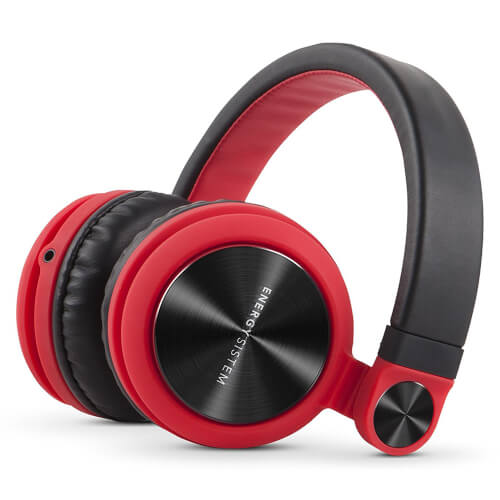 Auriculares Energy Sistem Headphones Dj2 Negro/Rojo | Quonty.com | 424597