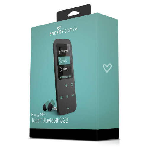 Mp4 Energy Sistem Touch 8gb Bluetooth Mint Negro | Quonty.com | 426461