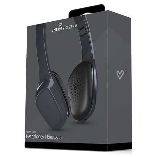 Auriculares Energy Sistem Headphones 1 Bluetooth Negro | Quonty.com | 428182