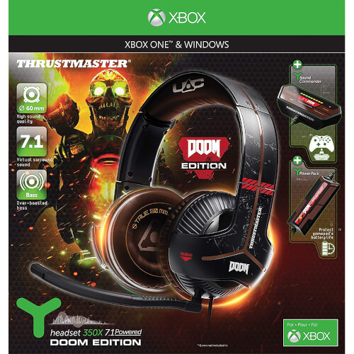 Thrustmaster Auriculares Gaming Y-350x 7.1 Doom Edition Xbox | Quonty.com | 4460129