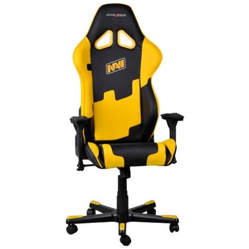 Silla Dxracer R-Series Oh/Re21/Ny/Navi Negra-Amarillo (Navi) | Quonty.com | GC-R21-NY-E6-NAVI