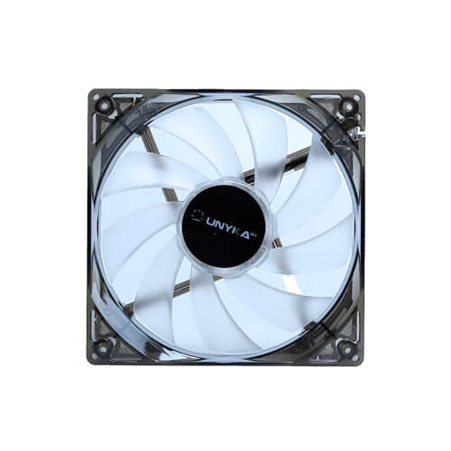 Ventilador 12cm Unyka Led-Blanco | Quonty.com | 51793