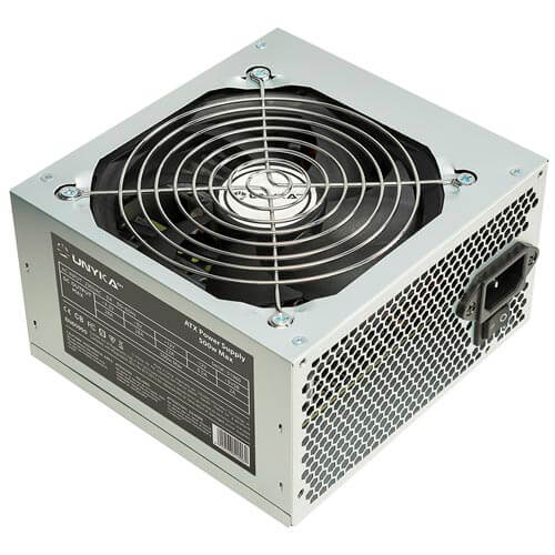 Fuente Unyka 500w 2sata 12cm Atx | Quonty.com | 51960