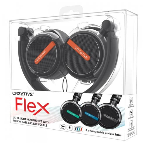 Auricular C/Microfono Creative Flex Negro | Quonty.com | 51EF0710AA000