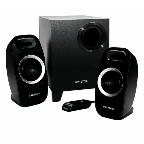 Altavoces Creative T3300 Inspire 2.1 Negro | Quonty.com | 51MF0415AA000