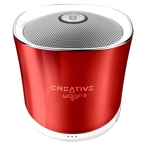 Altavoz Creative Woof3 Bluetooth Rojo | Quonty.com | 51MF8230AA001