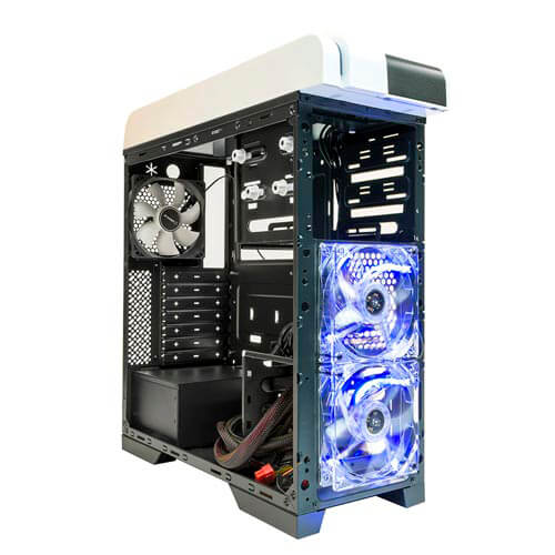 Caja Semitorre/Atx Unyka Blast Ice S/Fuente Usb3.0 | Quonty.com | 52066