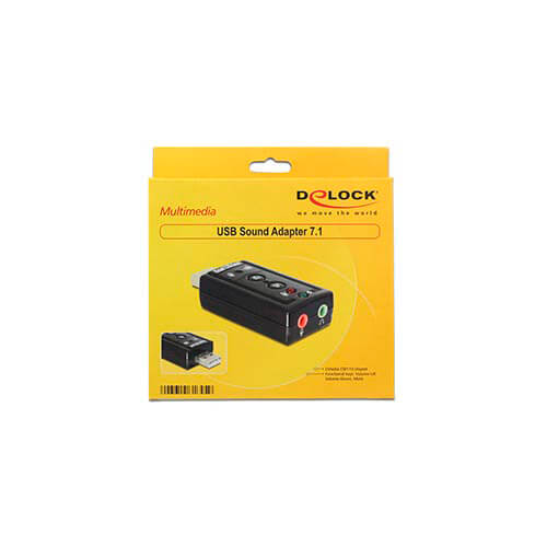 Tarjeta De Sonido Externa Delock Usb 7.1 | Quonty.com | 61645